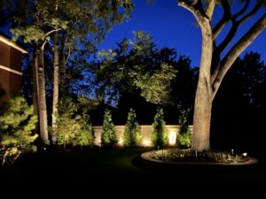 Landscape lighting for safety