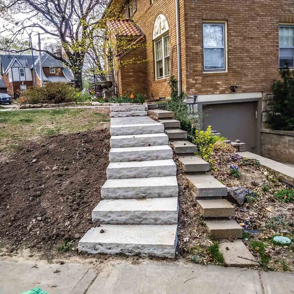 Image of finished stairway project